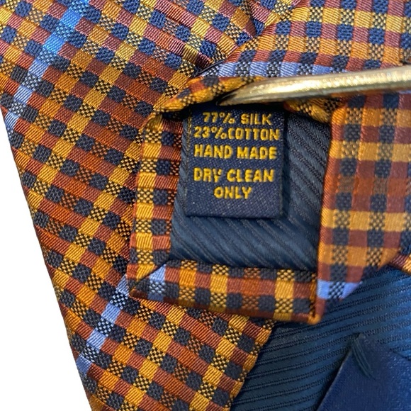 Henry‎ Jacobson Jacquard Tie Silk Cotton Blend Men Necktie Vintage Executive - Picture 5 of 7